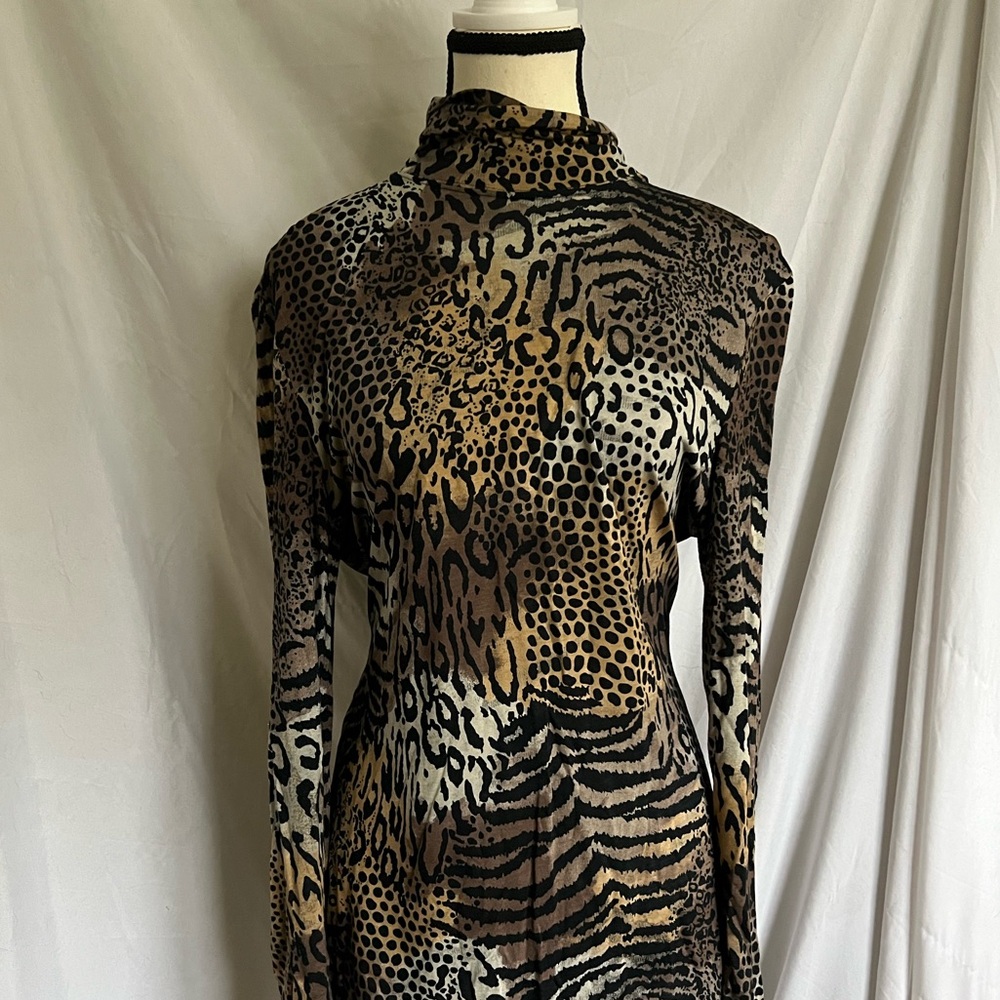 vintage simon chang animal print 🐅